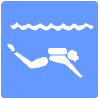 水域安全標誌-水肺潛水