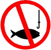 禁止標誌-禁止釣魚