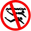 禁止標誌-禁止浮潛及潛水