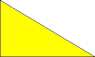 黃色三角旗
